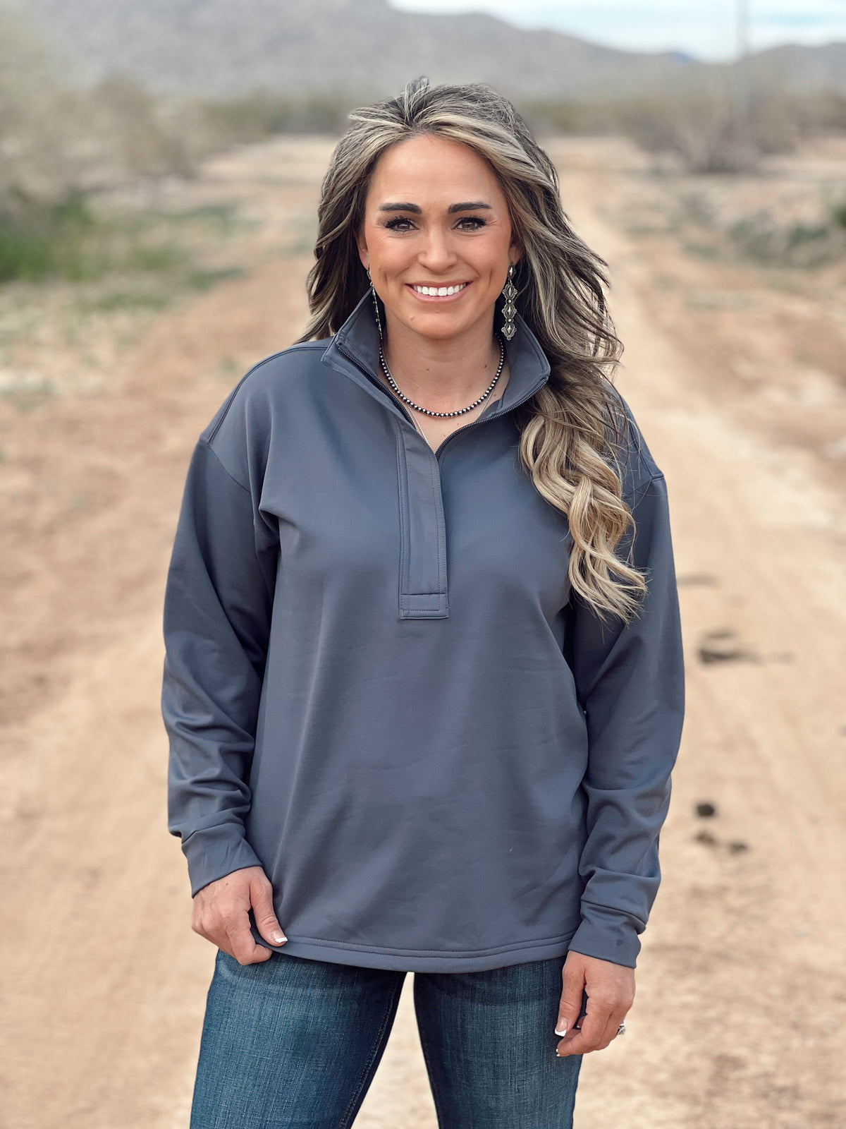 The Hobbs Half Zip Pullover