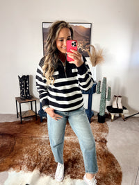 The Lost Alomos Half Zip in Black