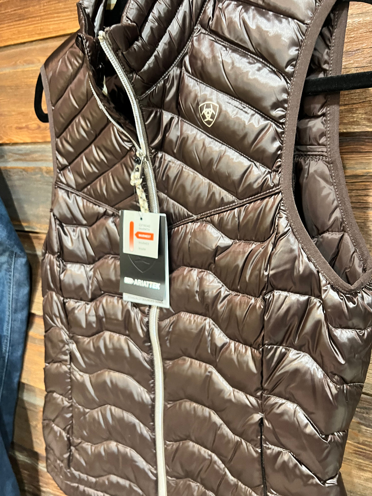 The Performance Down Vest in Brown