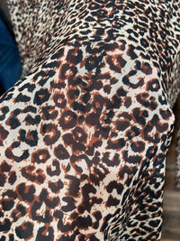 Kelli's Closet Leopard Mesh Top