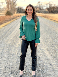 The Angelo Top in Green