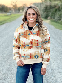 The Aztec Berber Quarter Button Pullover