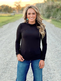 The Classic Turtle Neck in Black