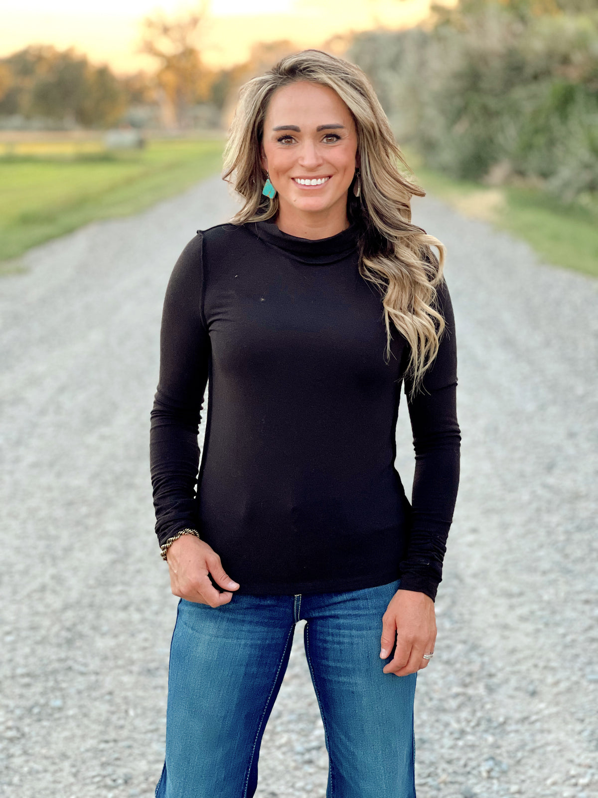 The Classic Turtle Neck in Black