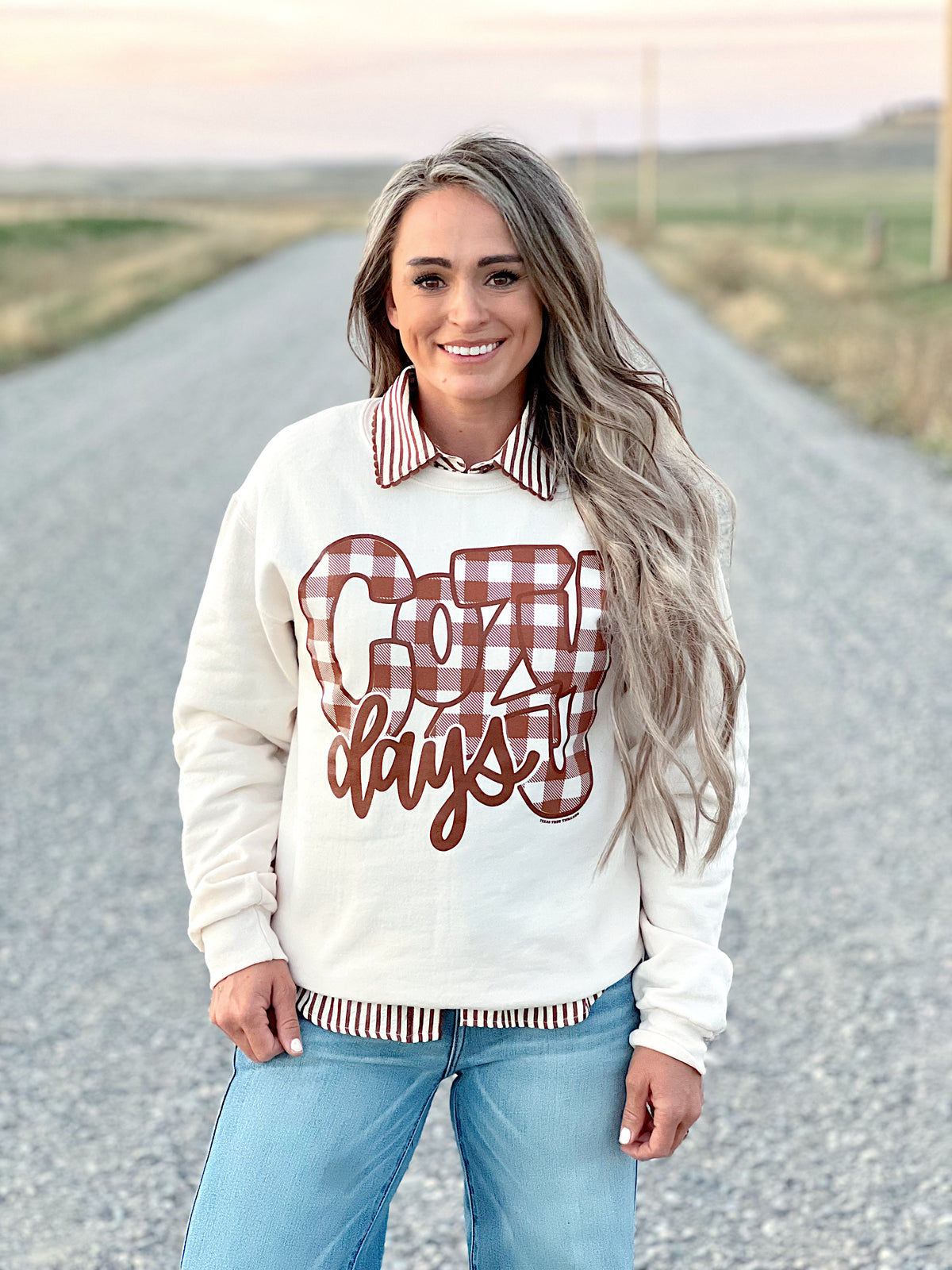 The Cozy Days Crew Neck Sweatshirt