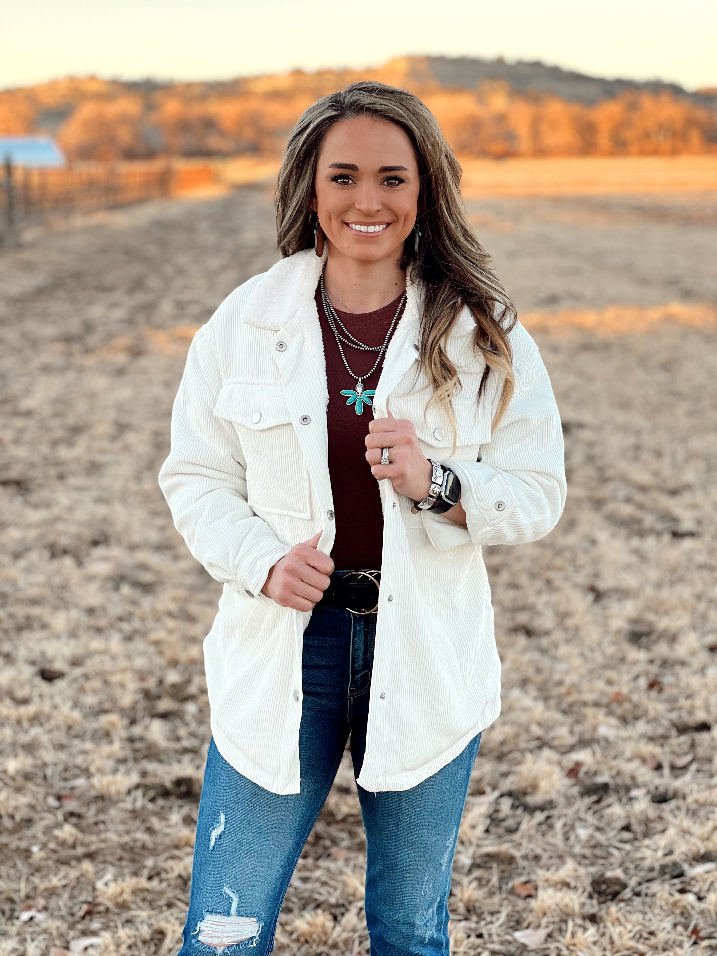 The Colorado Jacket in Ivory