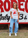 The Blakely Summer Stars Barrel Jean