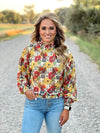 The Cowboy Florals Mesh Blouse