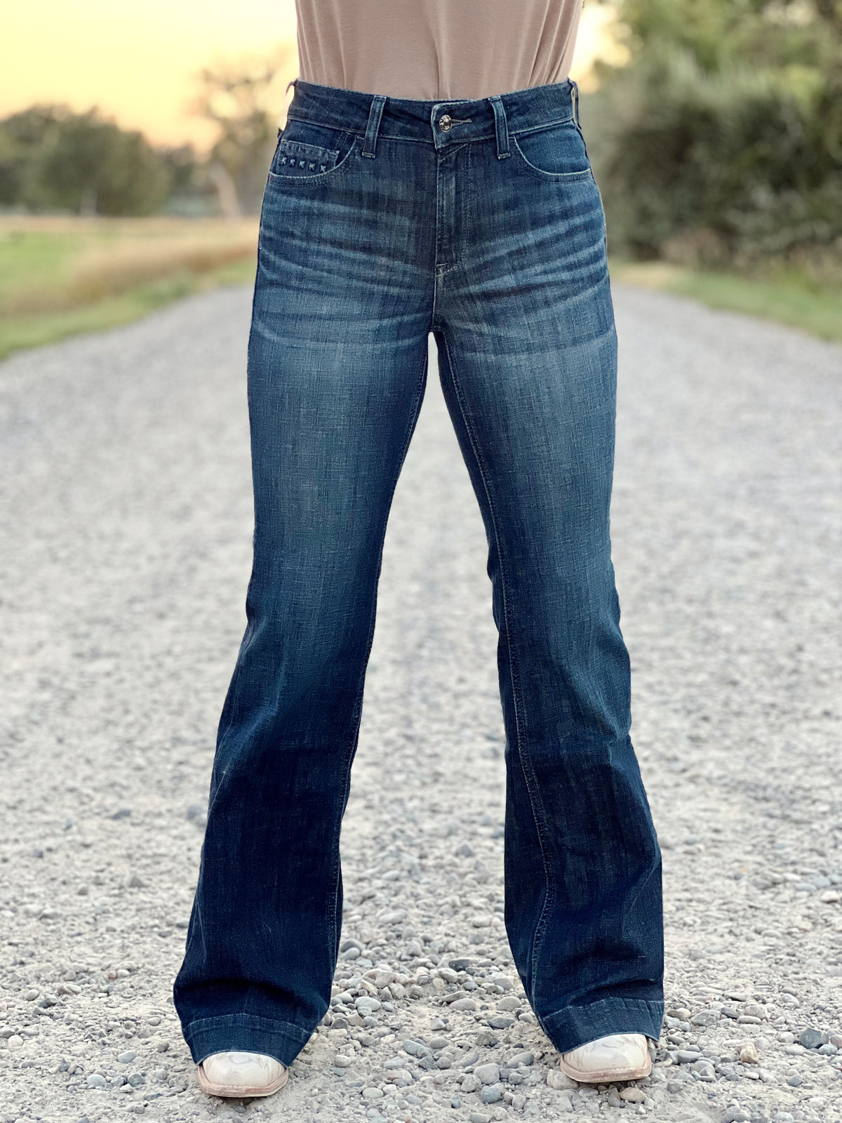The Stud High Rise Slim Trouser Jean