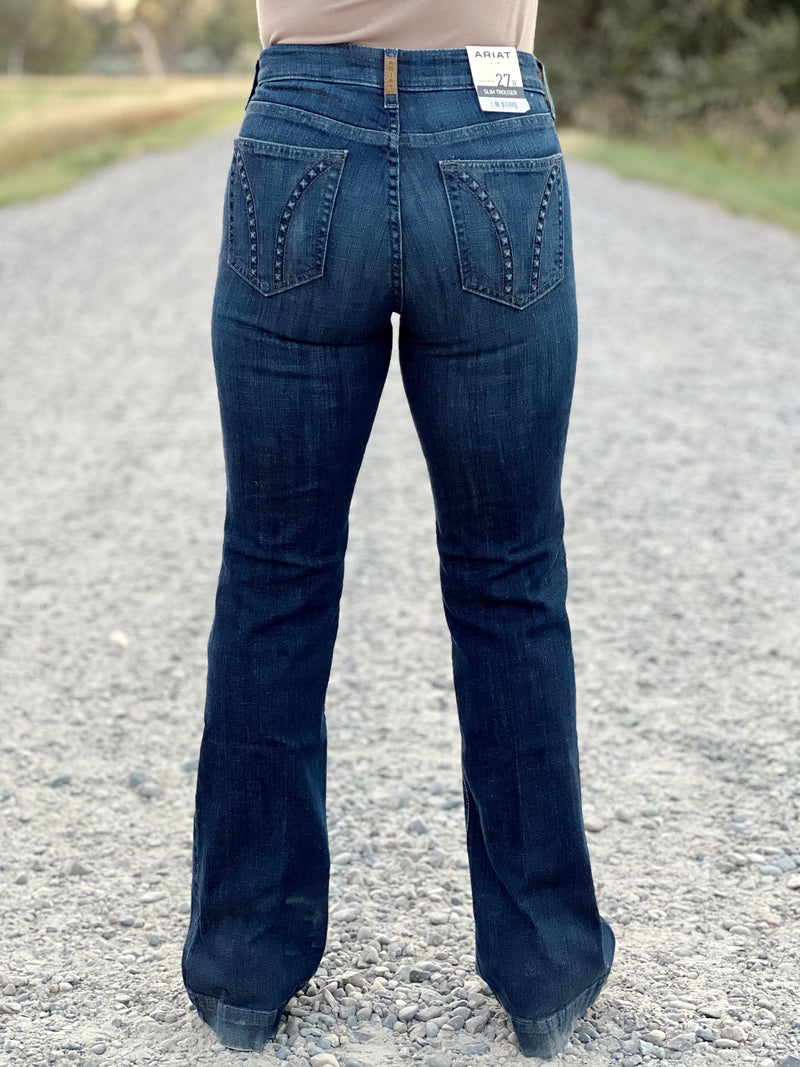 The Stud High Rise Slim Trouser Jean