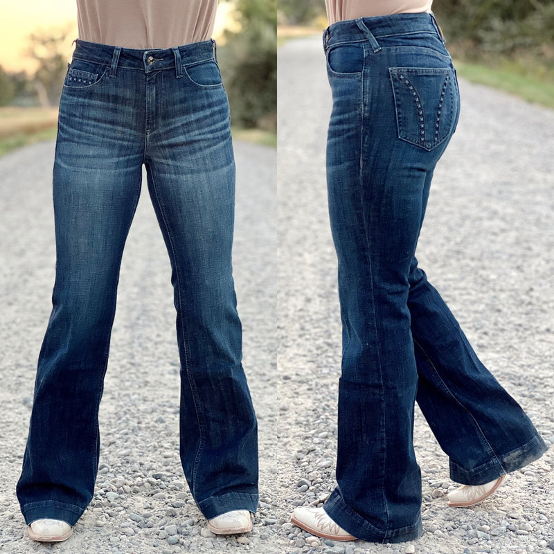 The Stud High Rise Slim Trouser Jean