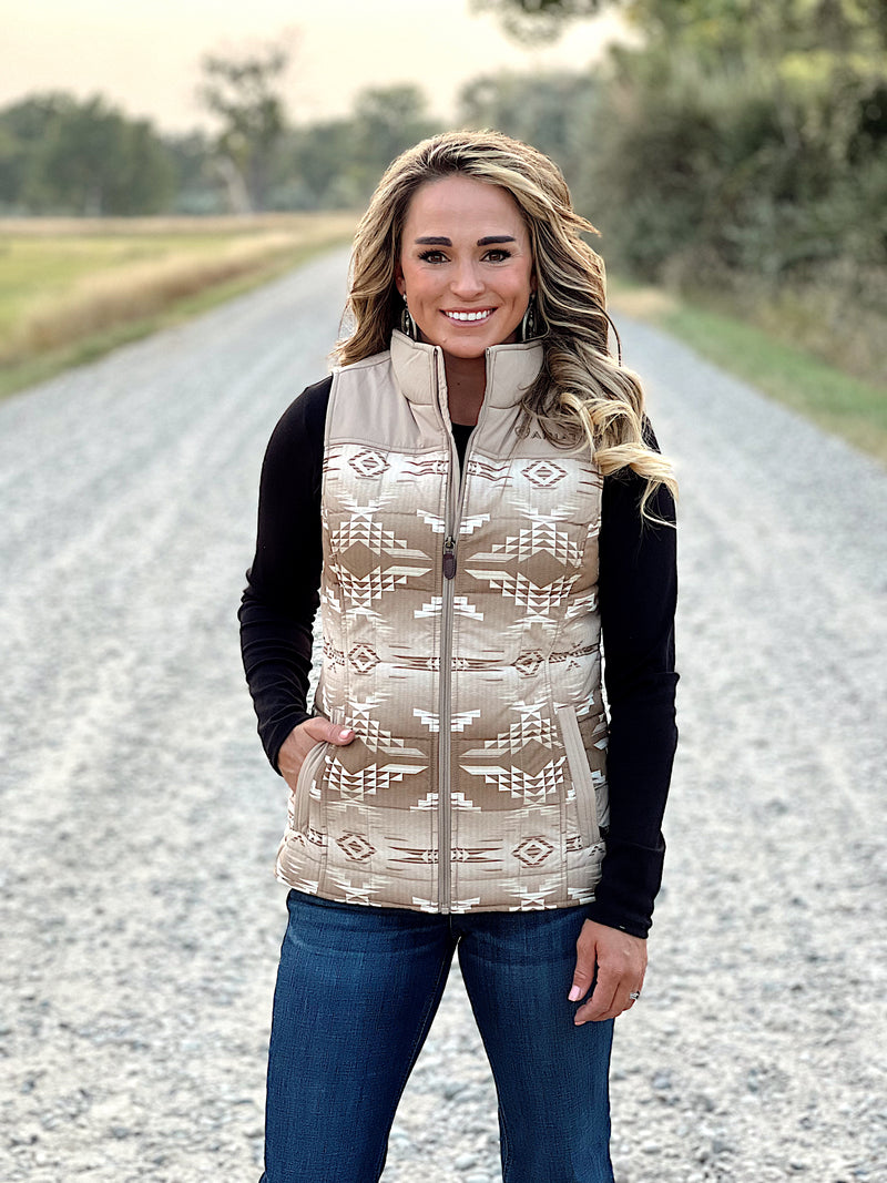The Aztec Puffer Vest