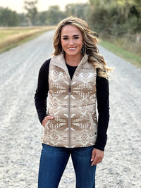 The Aztec Puffer Vest
