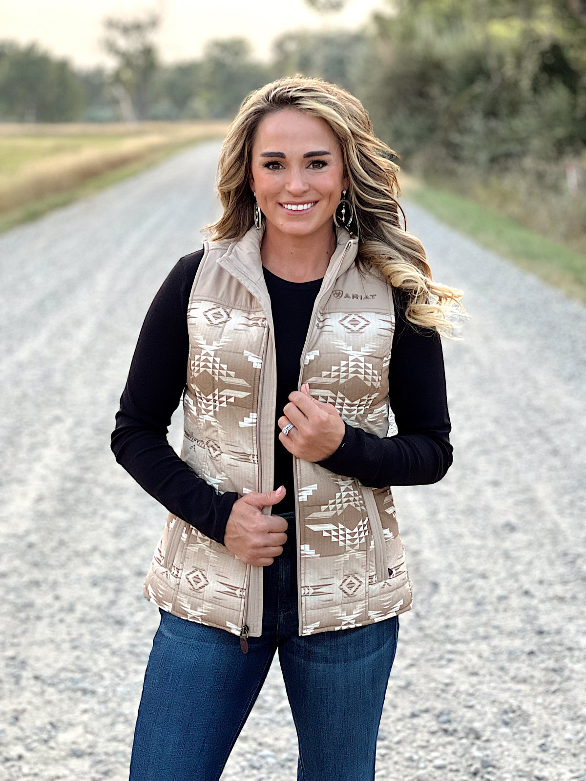 The Aztec Puffer Vest