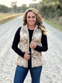 The Aztec Puffer Vest