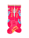 The Hot Pink Cactus Boot Sock