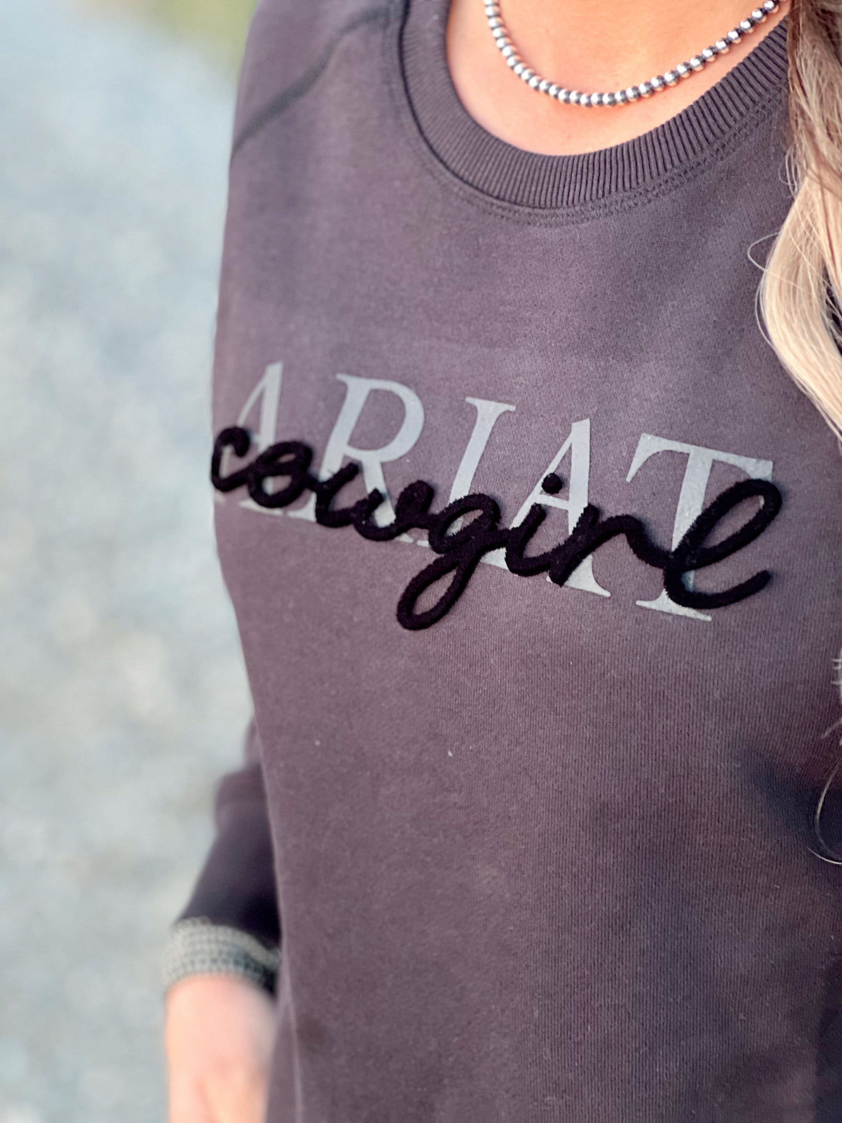 The Ariat Cowgirl Crew Neck Sweatshirt