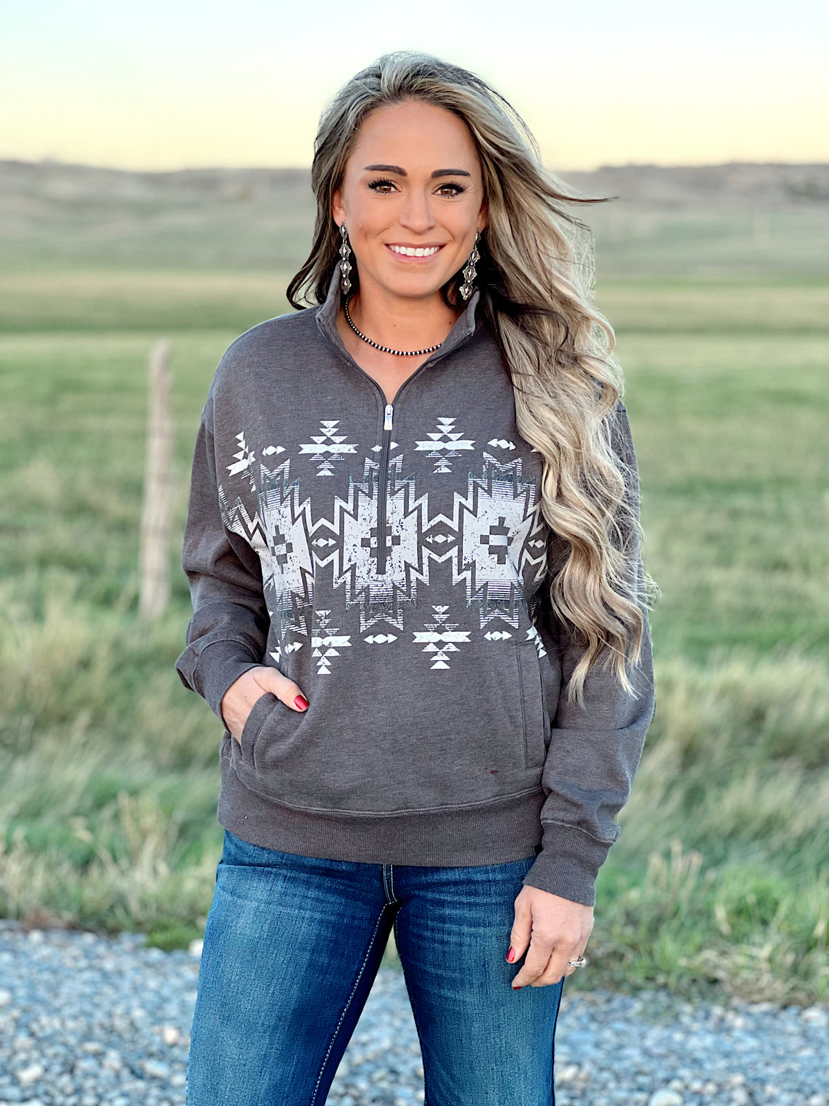 The Rio Half Zip Sweatshirt