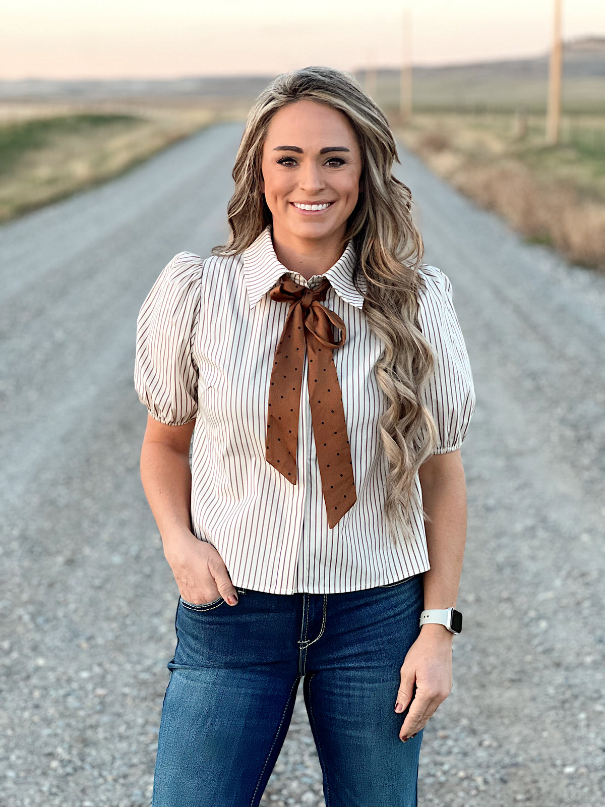 The Bow Tie Button Up