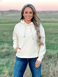 The Boot Stitch Sweatshirt in Ivory