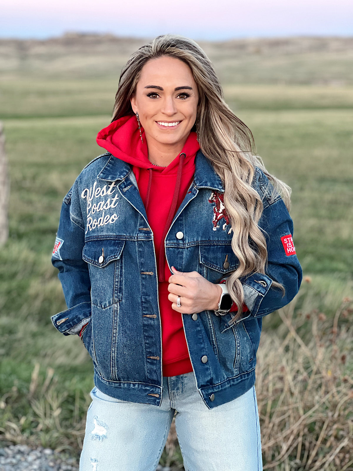 The Rodeo Embroidered Denim Jacket