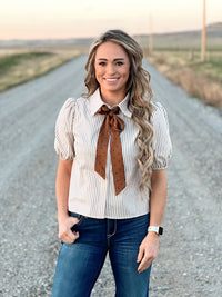 The Bow Tie Button Up