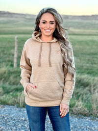 The Auburn Hoodie in Heather Brown