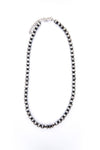 18" Faux Navajo Pearl Beaded Necklace