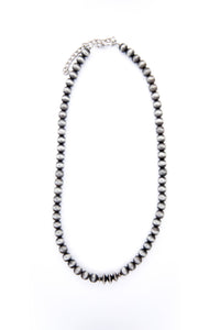 18" Faux Navajo Pearl Beaded Necklace