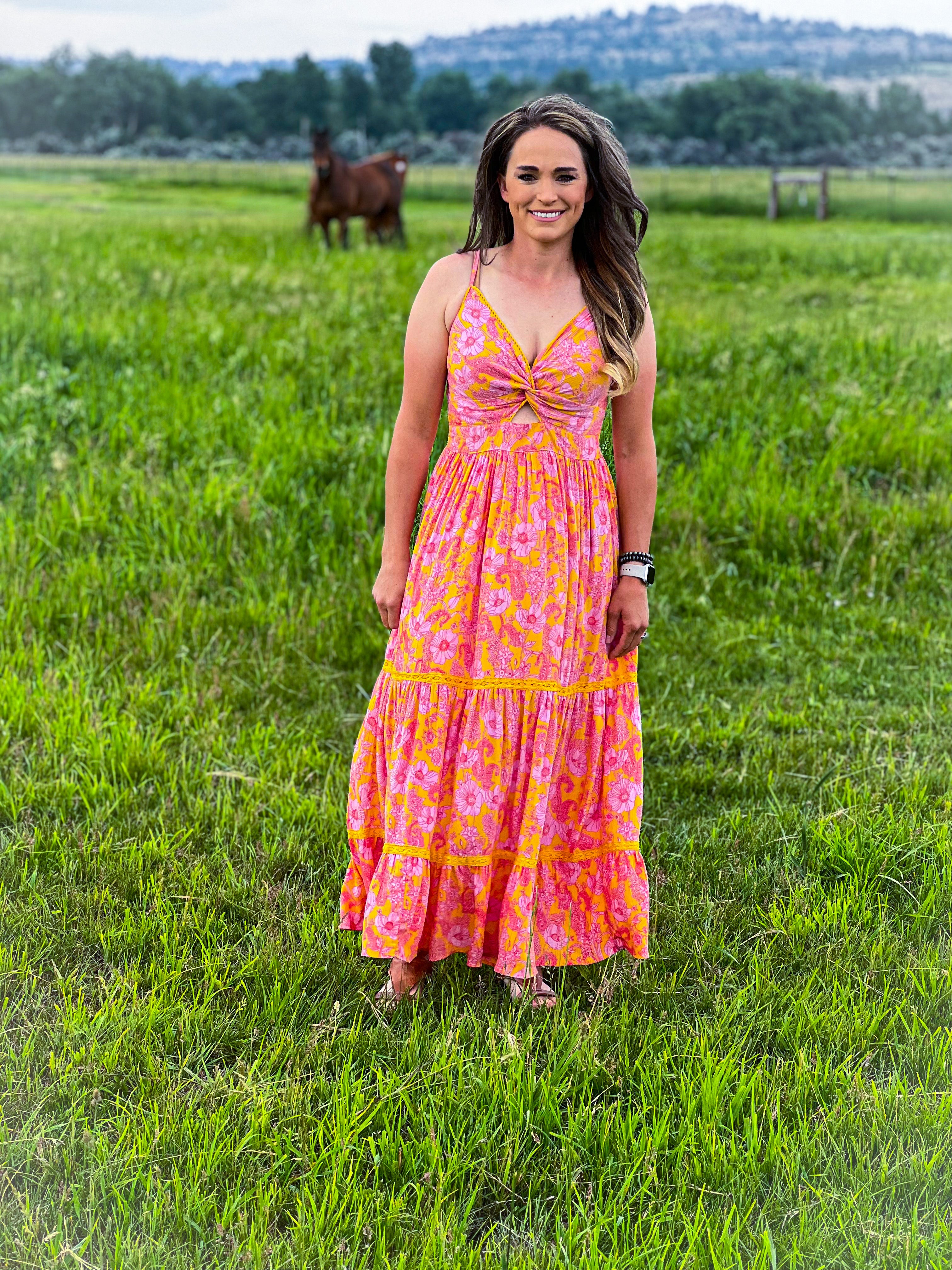 The Wildflower Maxi Dress – Follow Your Arrow Montana