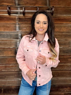 The Kimes Ranch Teton Jacket in Pale Pink