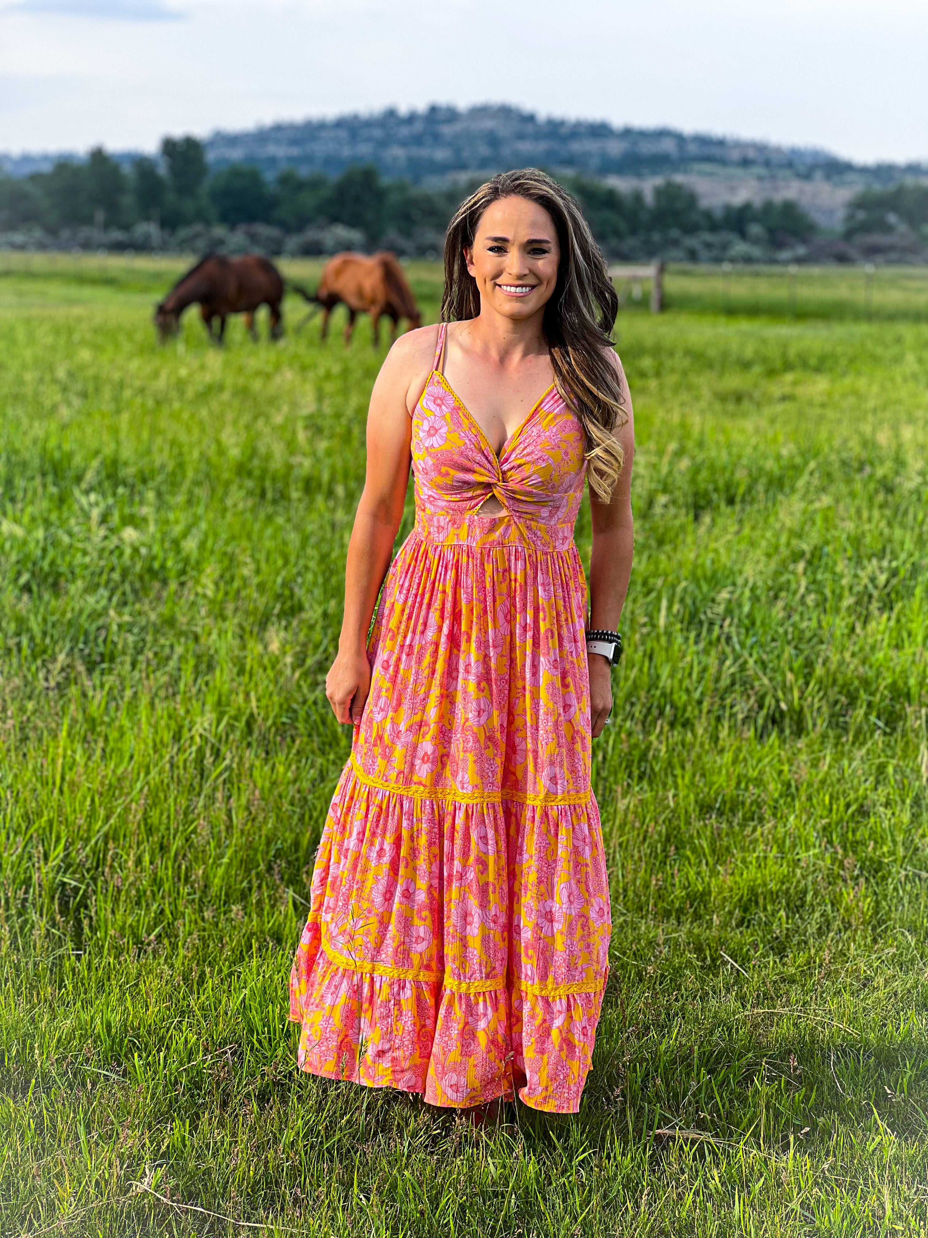 The Wildflower Maxi Dress – Follow Your Arrow Montana