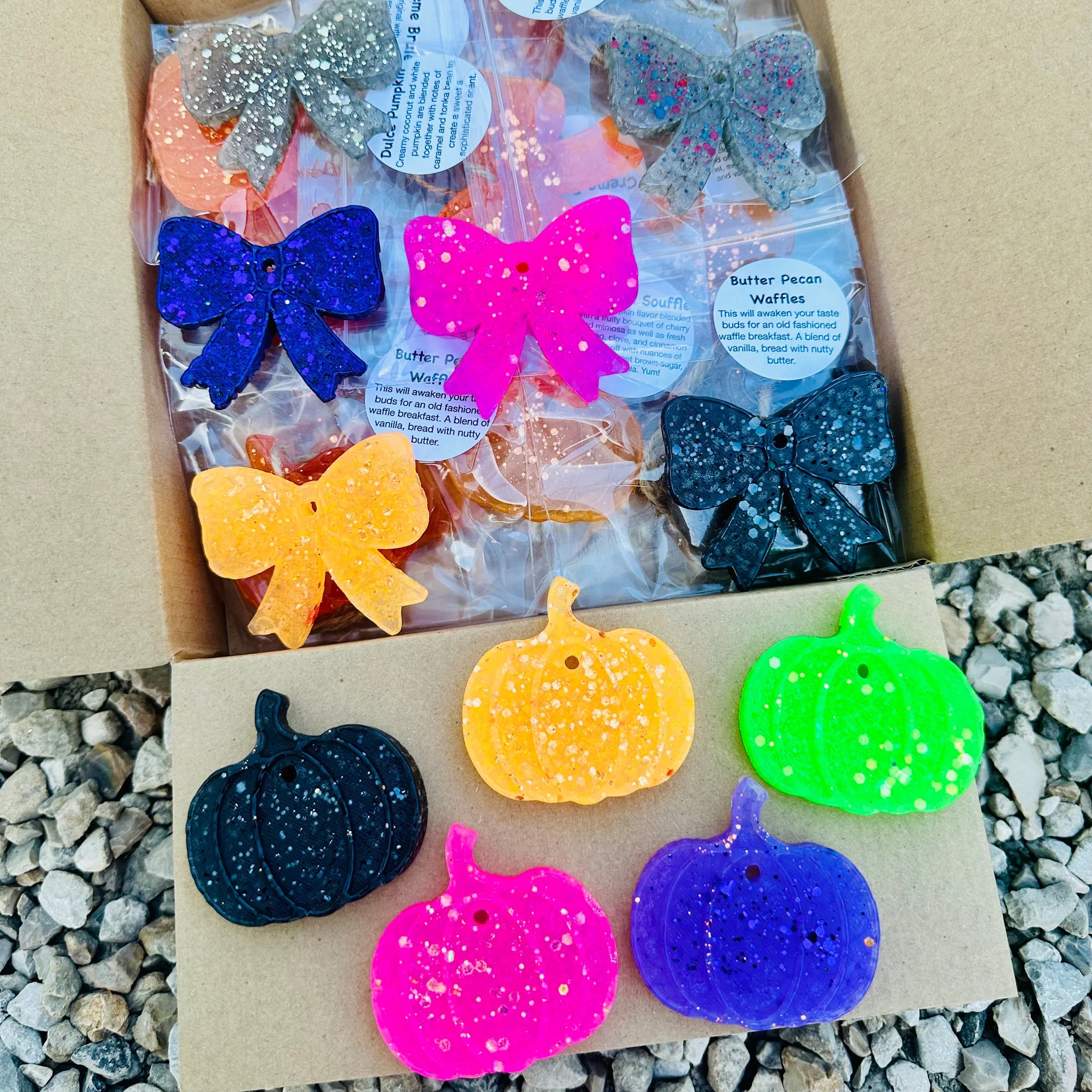 Pumpkin Mini Car Freshie