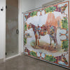 The Western Horse Shower Curtain