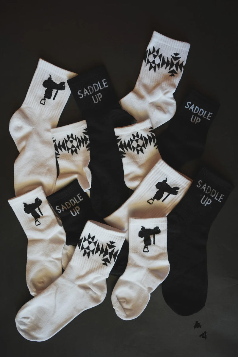 Kids Western Sock Pack of 3