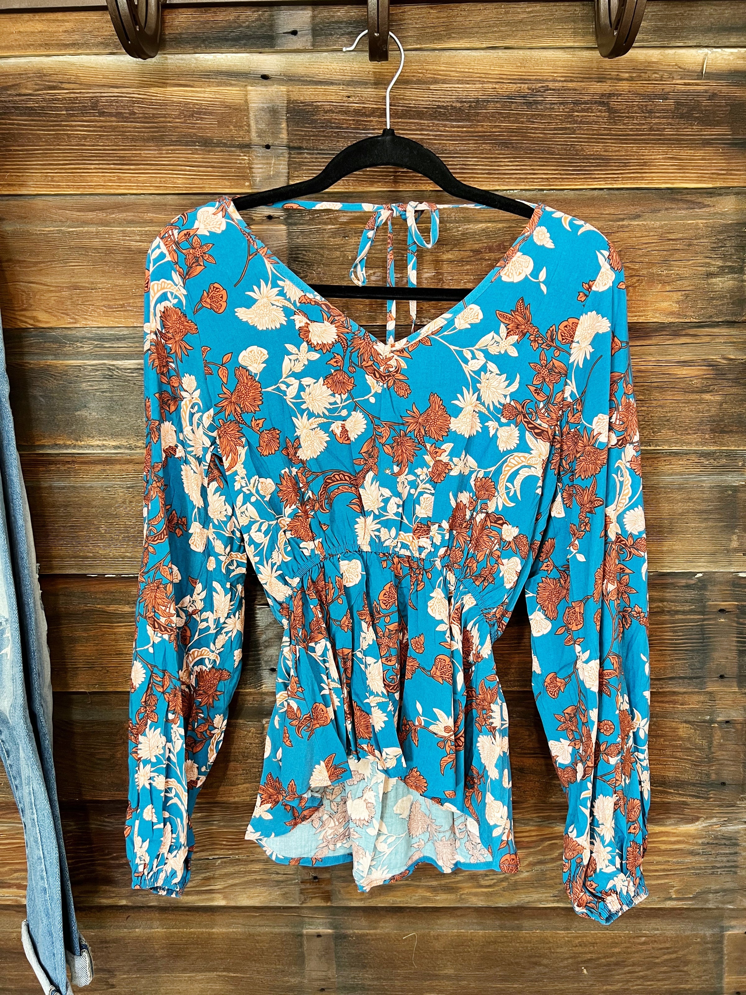 The Fall Florals Top
