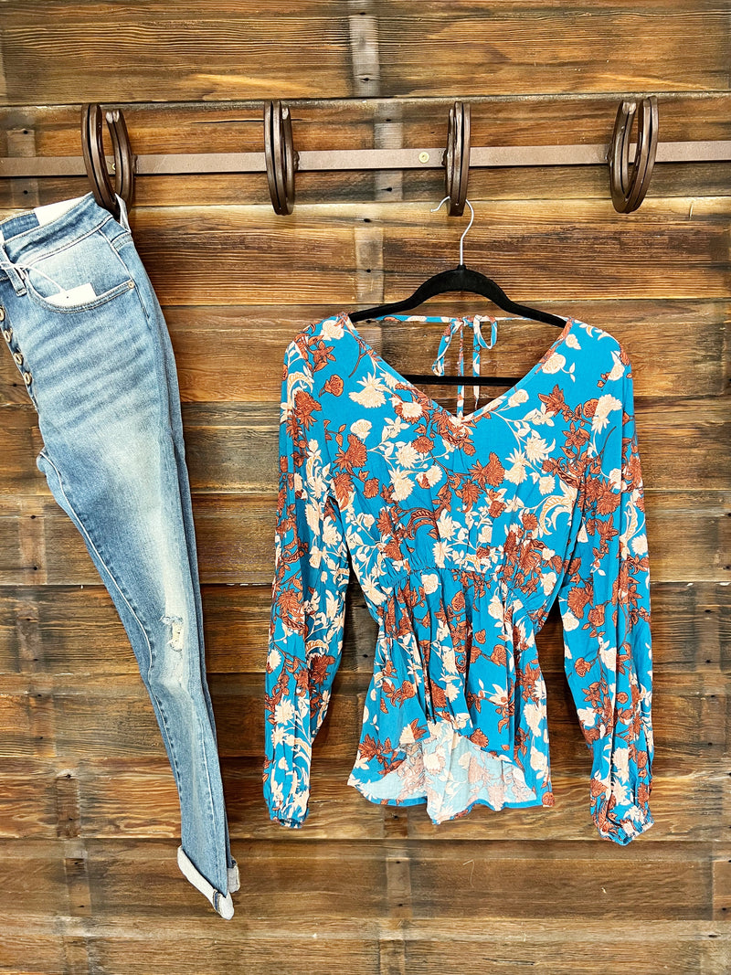 The Fall Florals Top