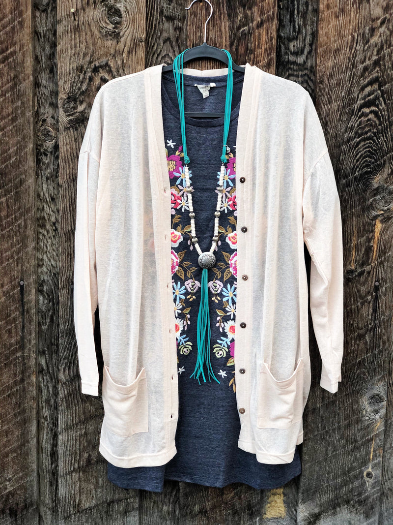 The Spring Layer Cardigan Button Up