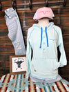 The Turquoise Light Hoodie from Kimes Ranch