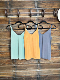 The Base Layer Tank in Charcoal