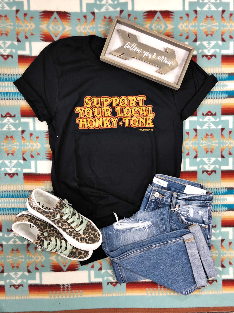 Support Your Local Honkytonk Tee