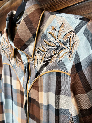 The Desert Plaid Top from Double D Ranch